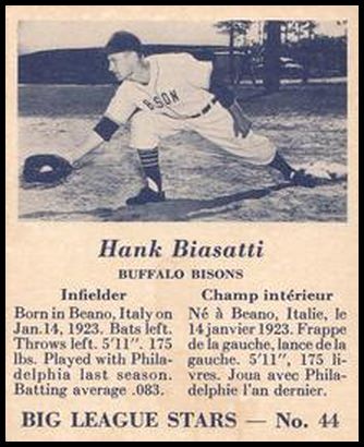 44 Hank Biasatti